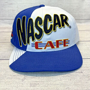 VTG Nascar Cafe Hat Cap Myrtle Beach Snapback Embroidered Logo Racing